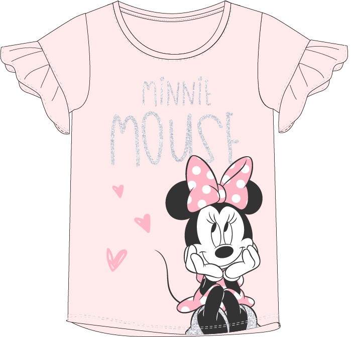Minnie Mouse Tričko Minnie ružové Veľkosť: 122
