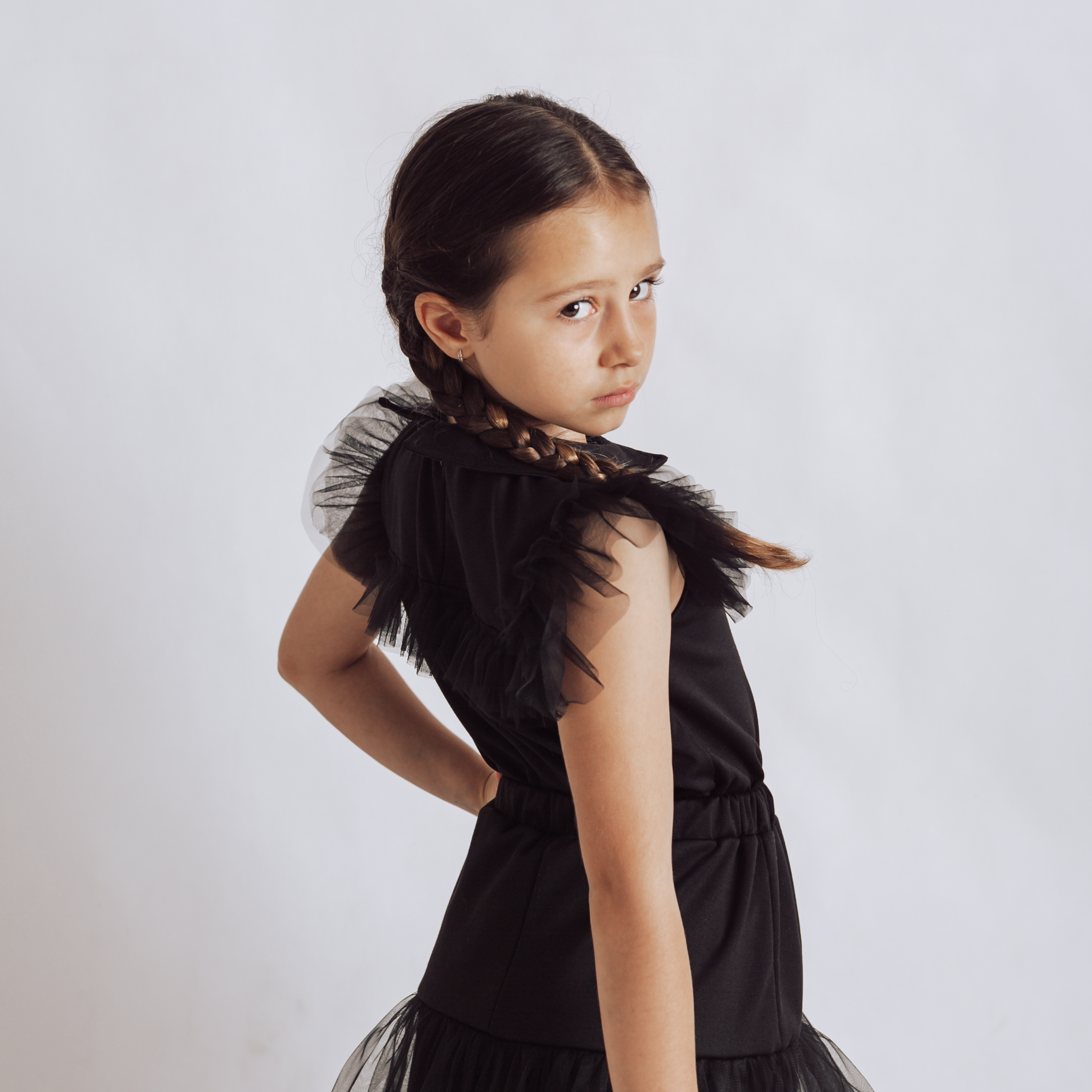 Kolekcia Black by KidsMall Top Black Veľkosť: 128