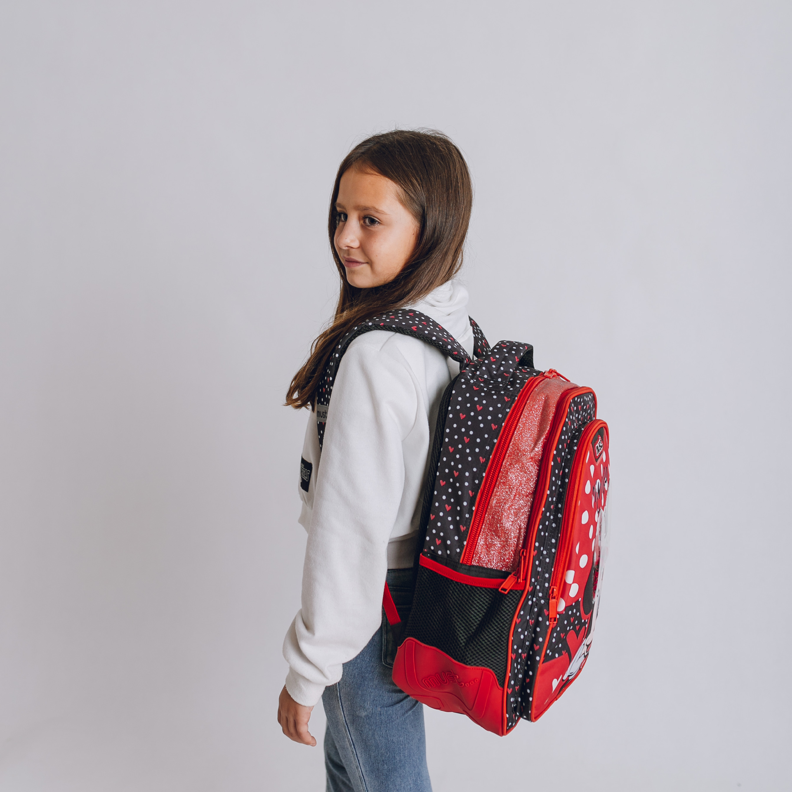 Minnie Mouse Ergonomická školská taška Minnie Red