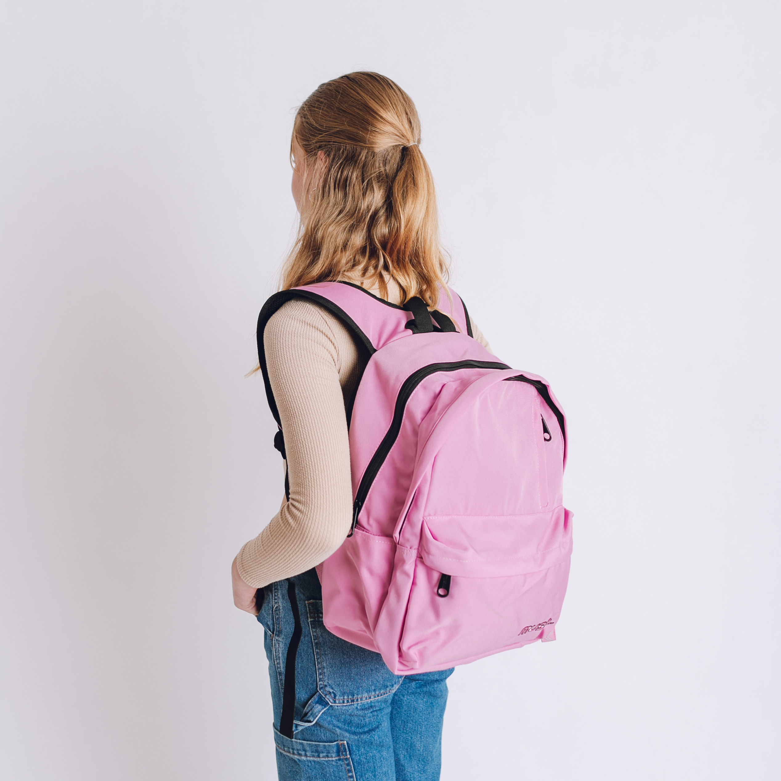 Monochrome EKO Ergonomický eko batoh z recyklovaných materiálov LIGHT PINK 25l
