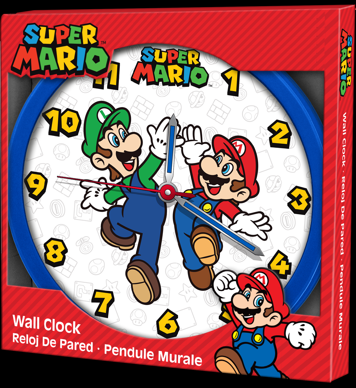 Nástenné hodiny Super Mario