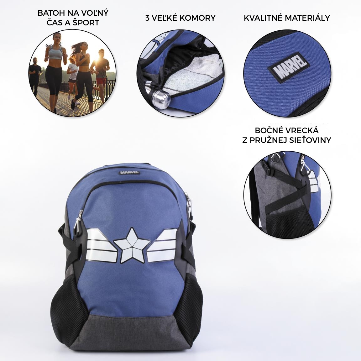 Marvel Avengers Batoh Marvel Captain America