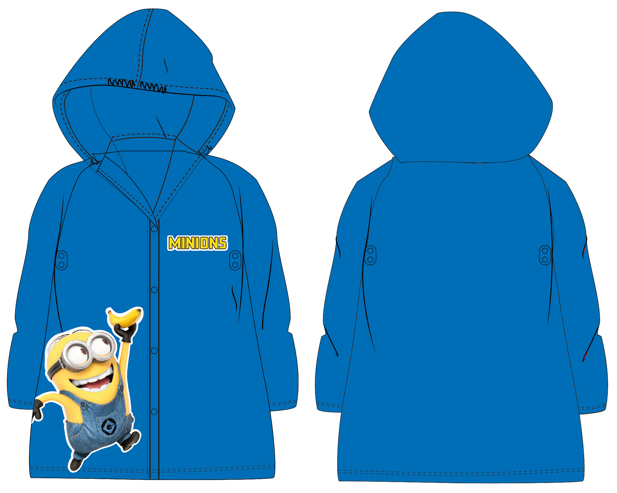 Detský pršiplášť Minions Veľkosť: 98/104