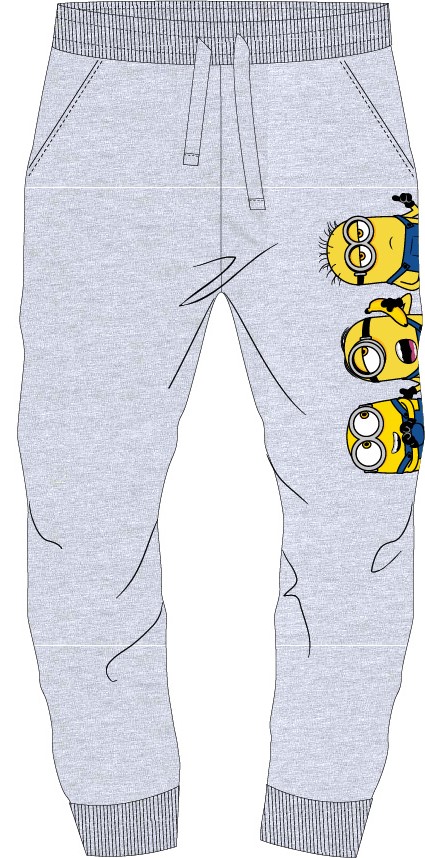 Minions Tepláky Mimoni sivé Veľkosť: 104