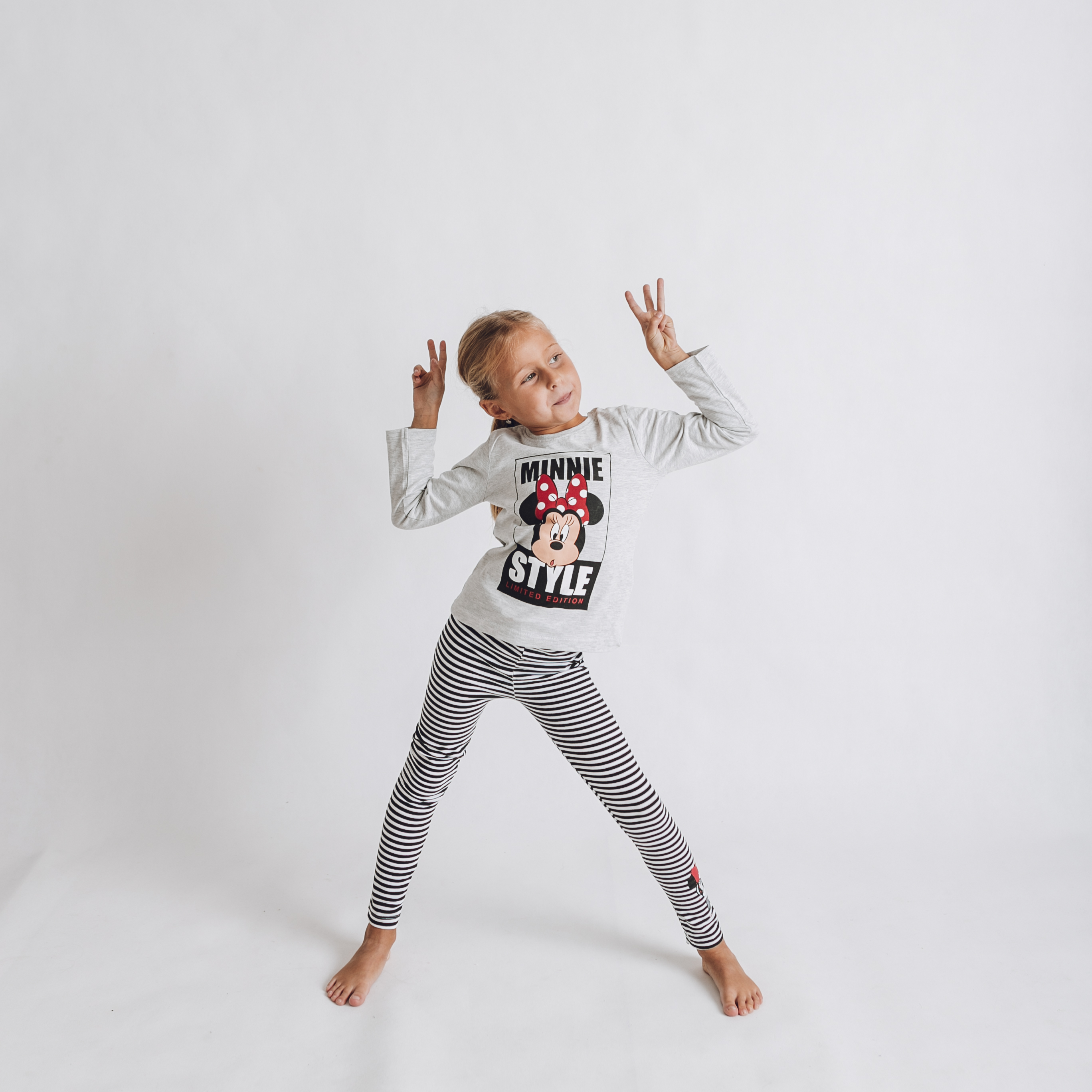 Legíny Minnie Mouse Stripes Veľkosť: 116