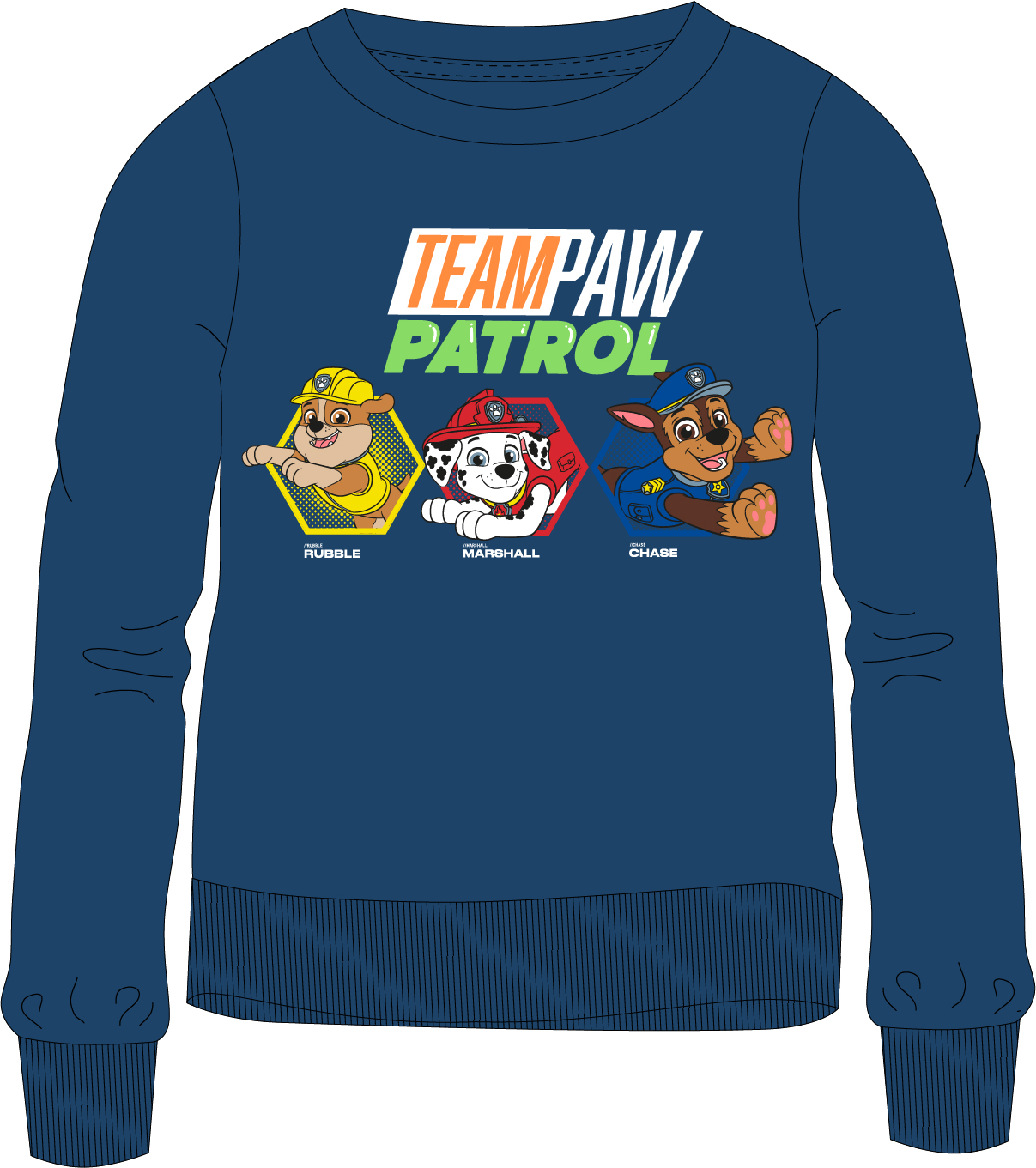 Mikina Paw Patrol Team Paw Veľkosť: 110/116