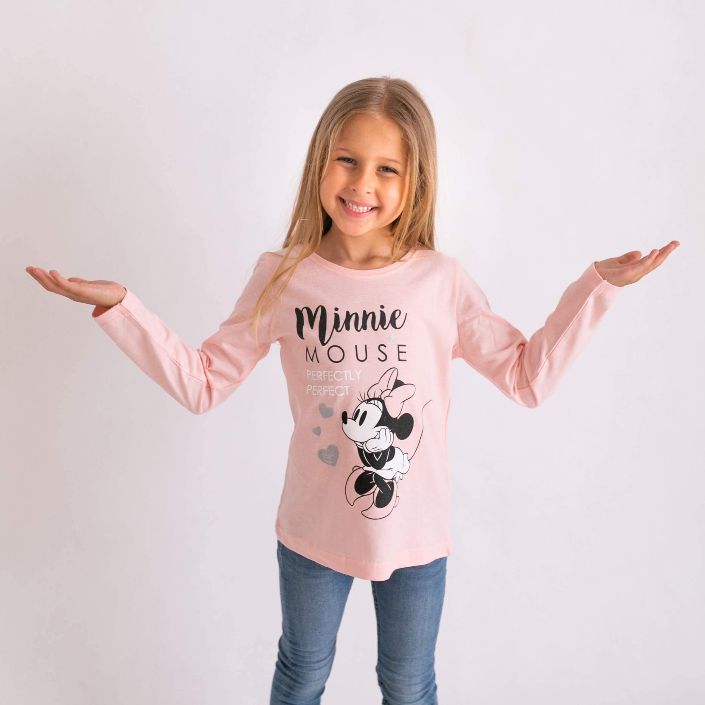 Minnie Mouse Tričko Minnie Perfect ružové Veľkosť: 128