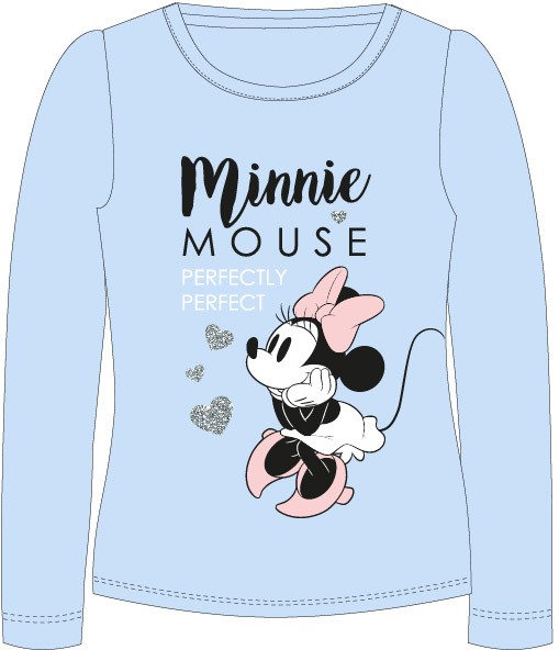 Minnie Mouse Tričko Minnie Perfect modré Veľkosť: 122