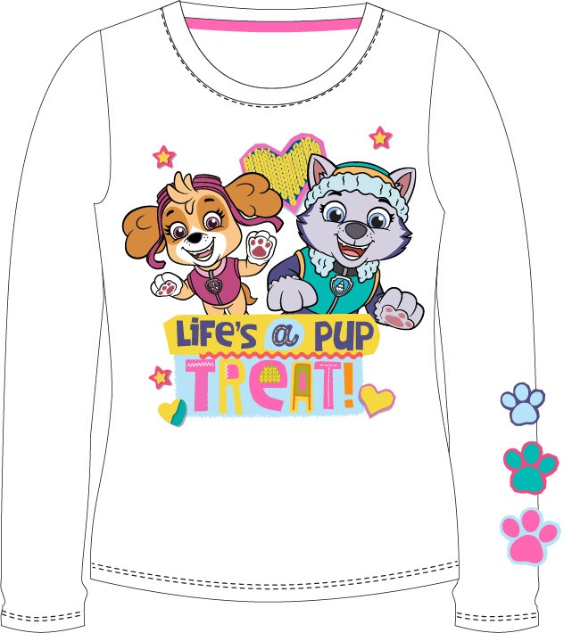 Tričko Paw Patrol Skye Everest biele Veľkosť: 128