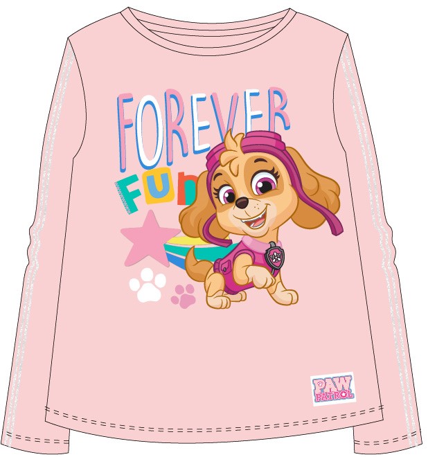 Tričko Paw Patrol Forever Fun ružové Veľkosť: 128