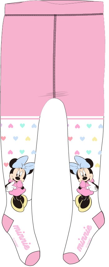 Minnie Mouse Detské pančuchy Minnie ružové Veľkosť: 116/122