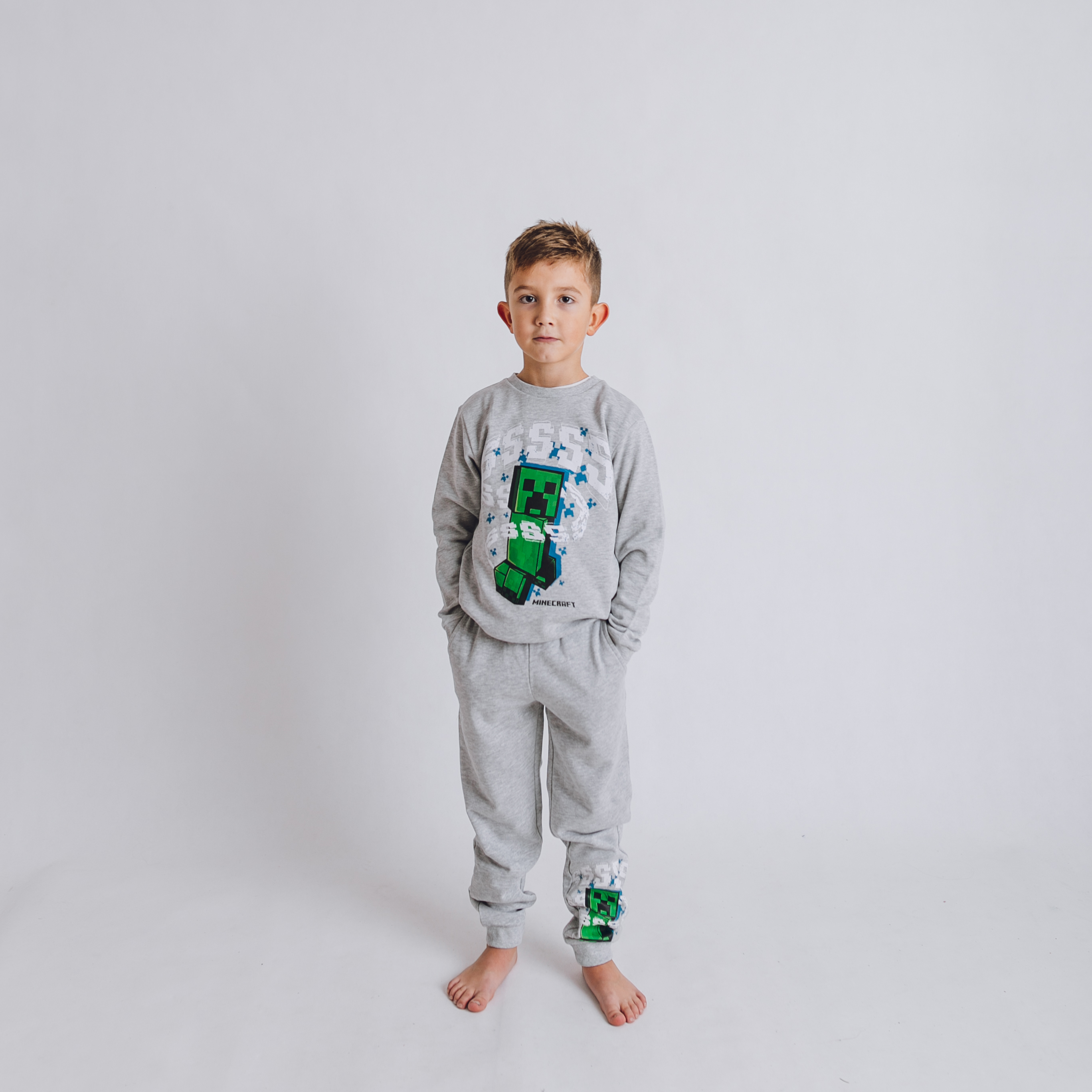 Mikina Minecraft Creeper SSS Veľkosť: 140/146