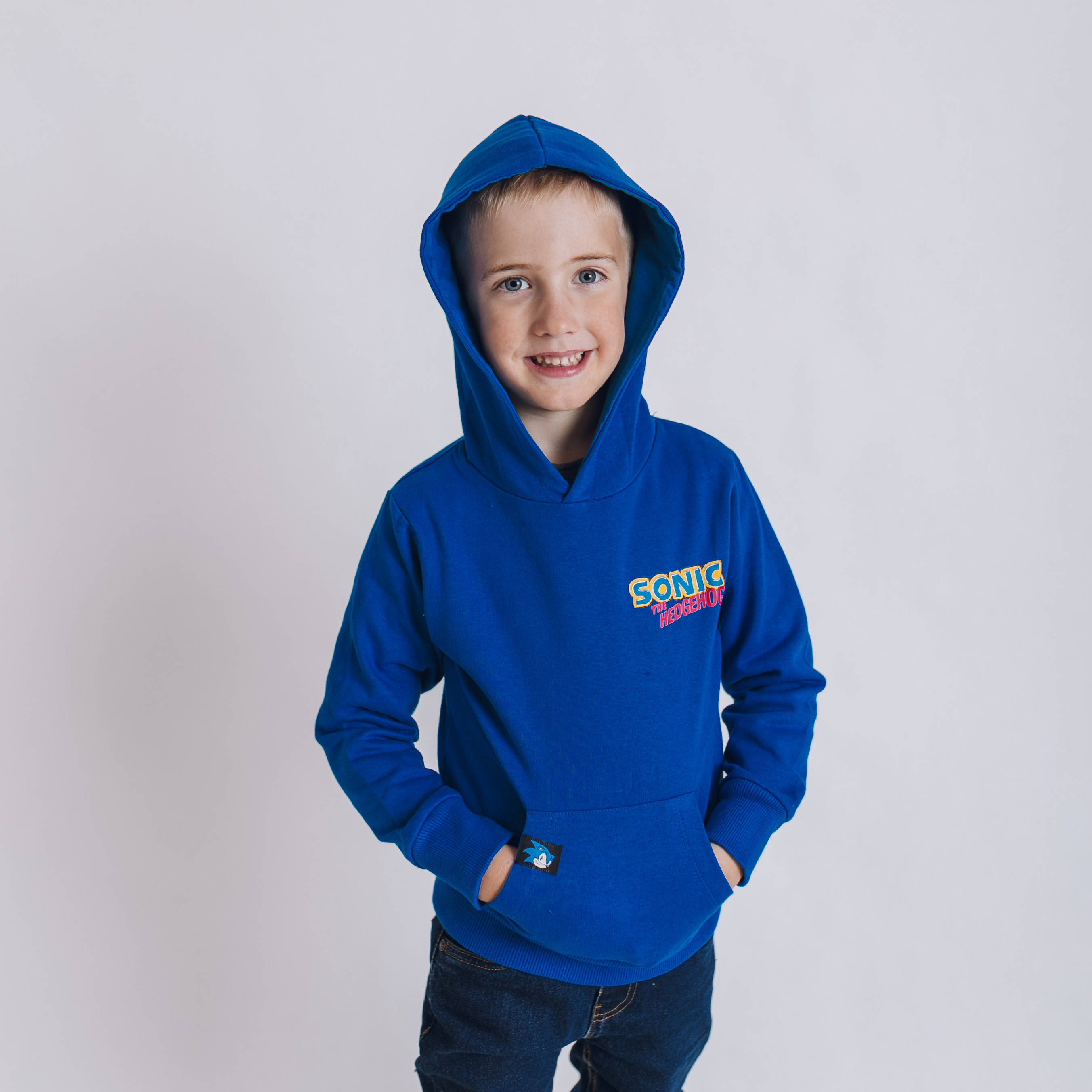 Mikina Sonic modrá Veľkosť: 152