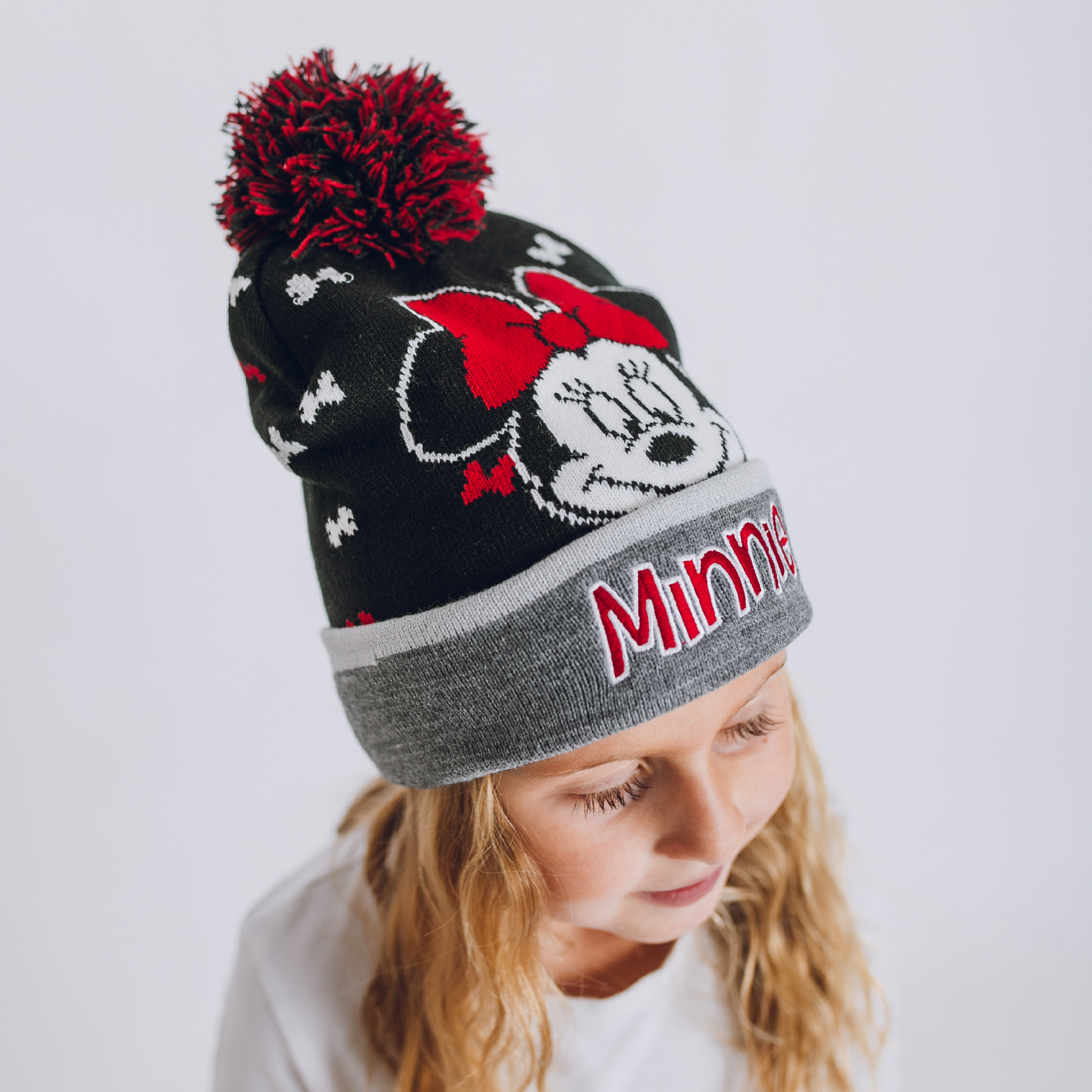 Minnie Mouse Minnie set čiapka veľ. 52 + rukavice
