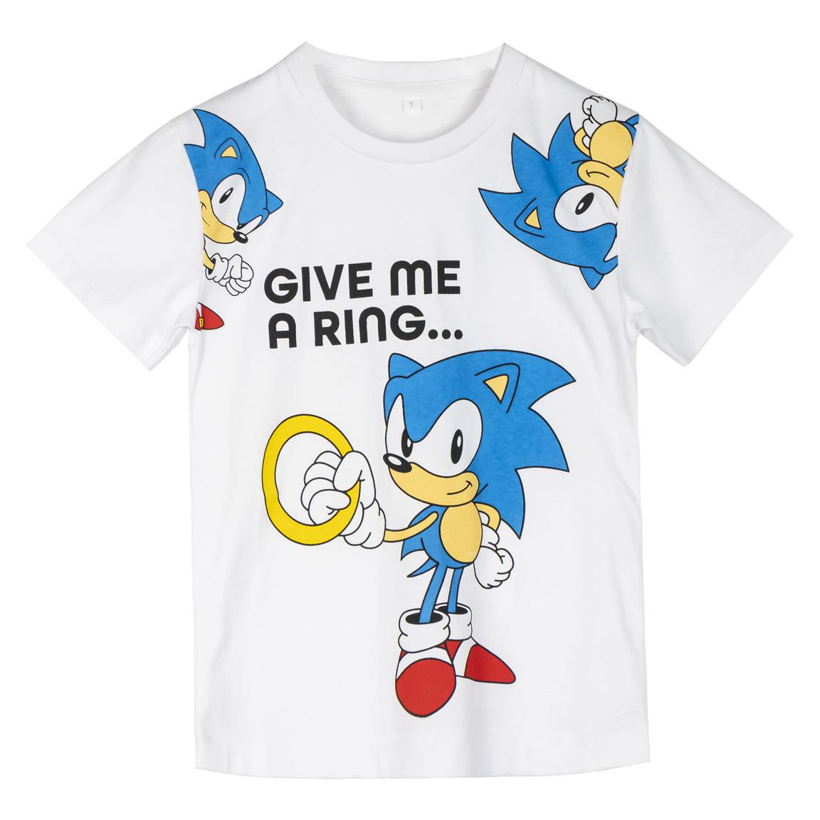 Tričko Sonic Give me a ring Veľkosť: 140