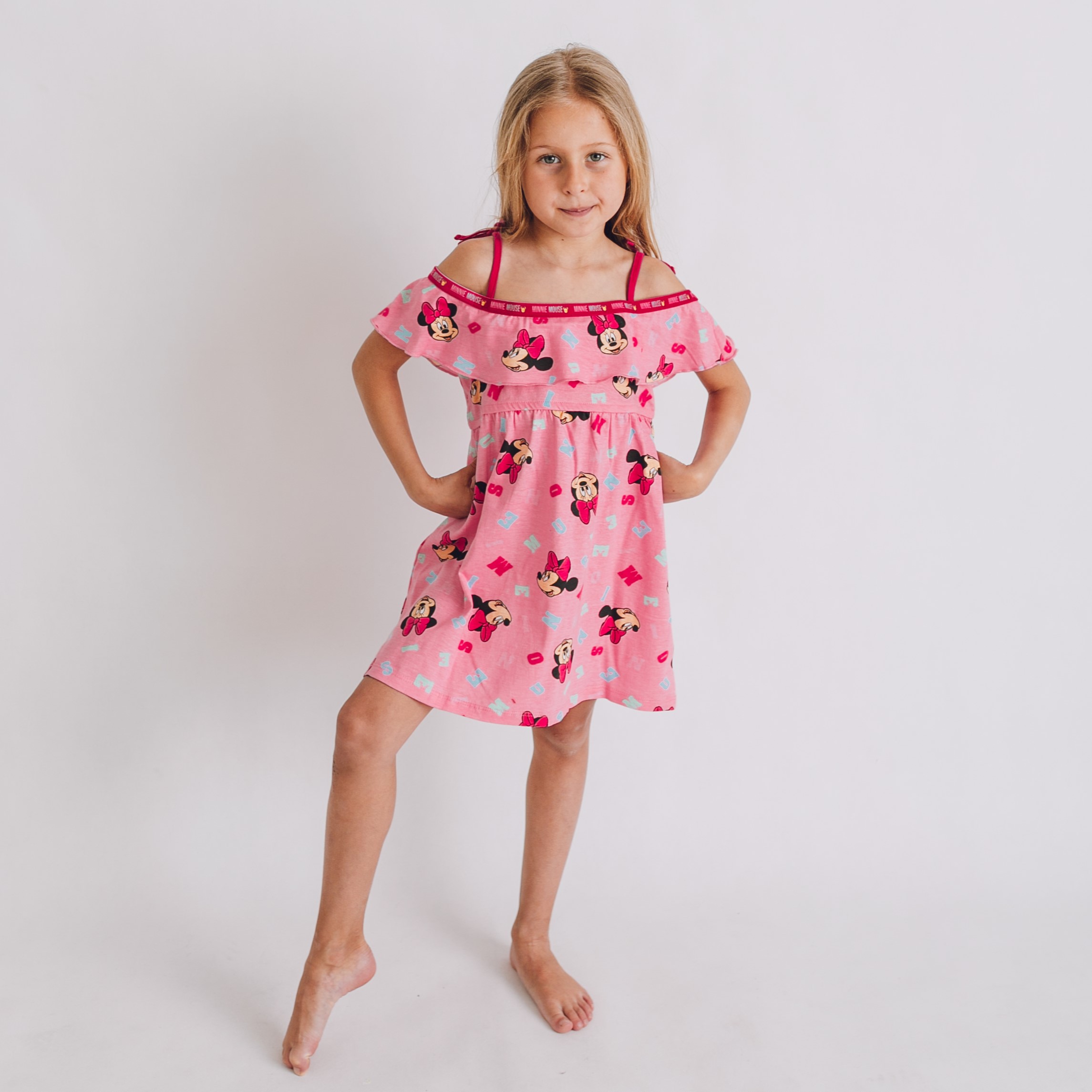 Minnie Mouse Šaty Minnie Summer Pink Veľkosť: 104