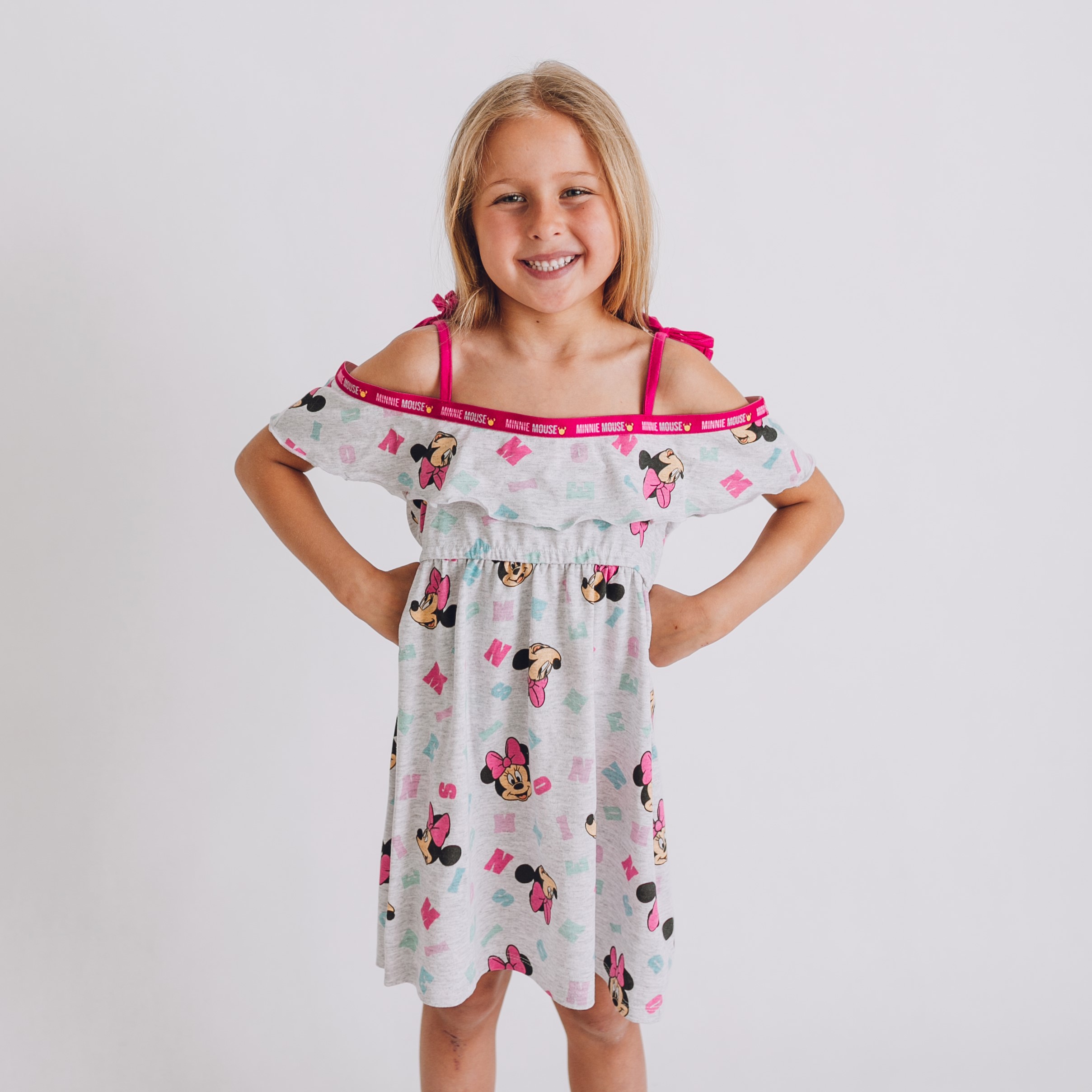 Minnie Mouse Šaty Minnie Summer Grey Veľkosť: 122