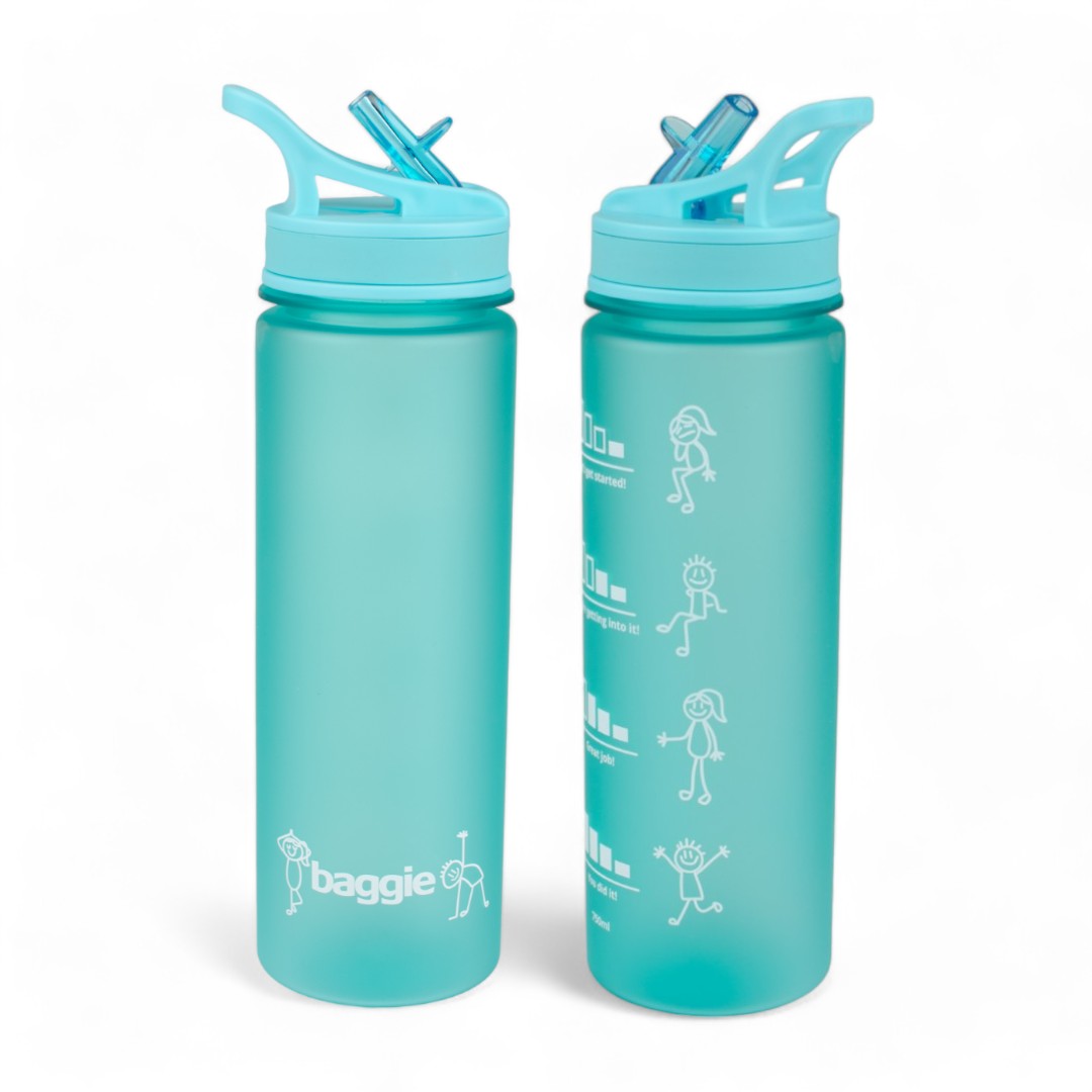 Tritanová fľaša na vodu Baggie 750 ml, Water Friends Mint Matte