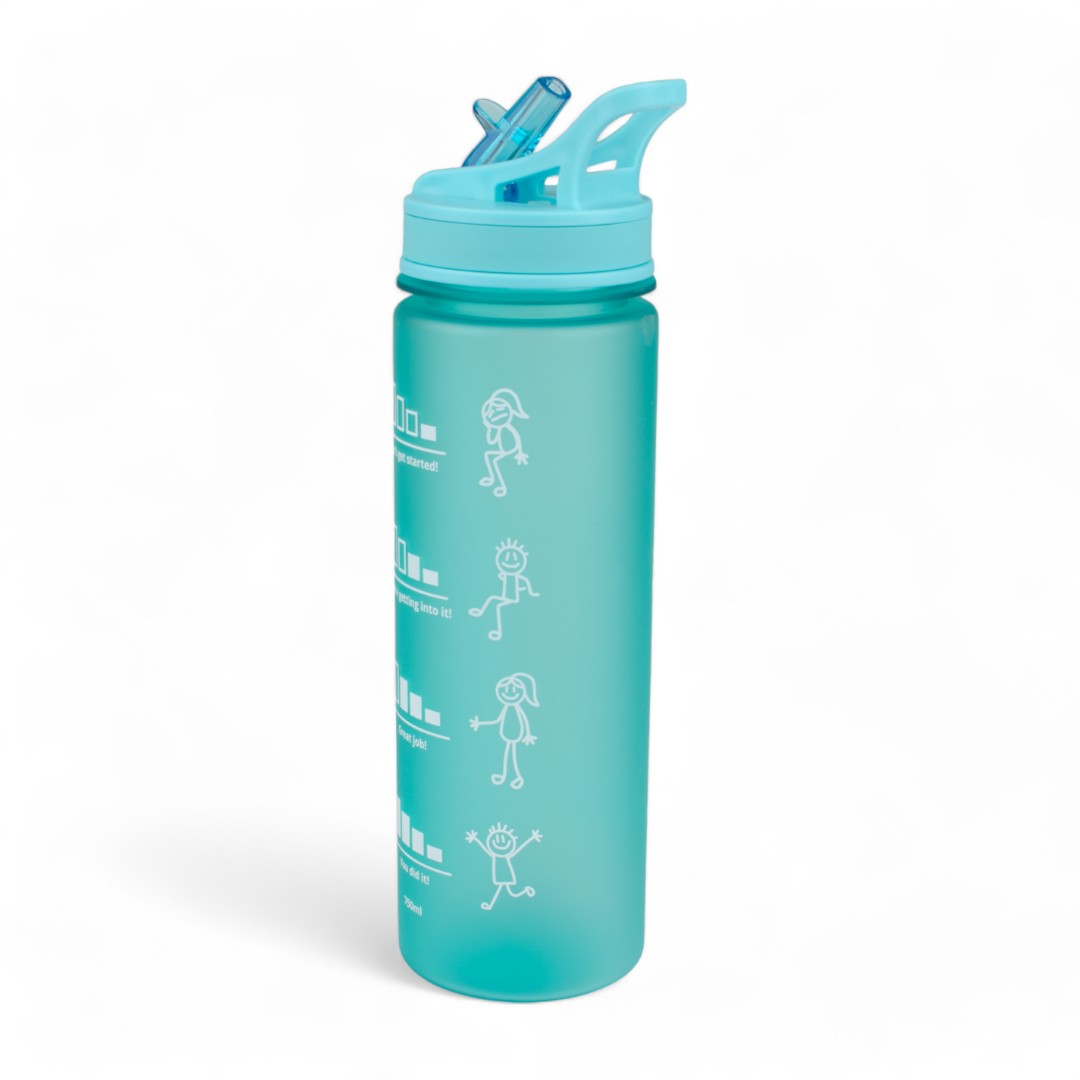Tritanová fľaša na vodu Baggie 750 ml, Water Friends Mint Matte
