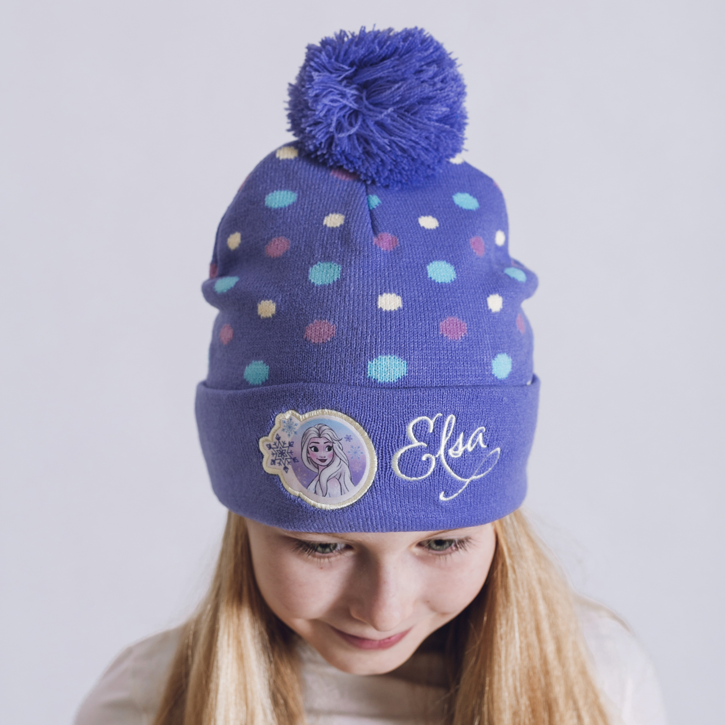 Frozen Zimná čiapka Elsa Obvod: 52cm