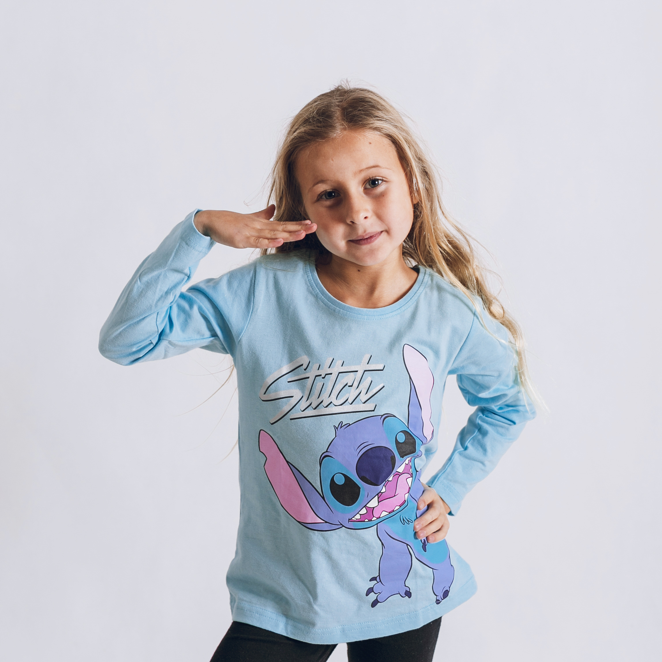 Lilo a Stitch Tričko Stitch modré Veľkosť: 98