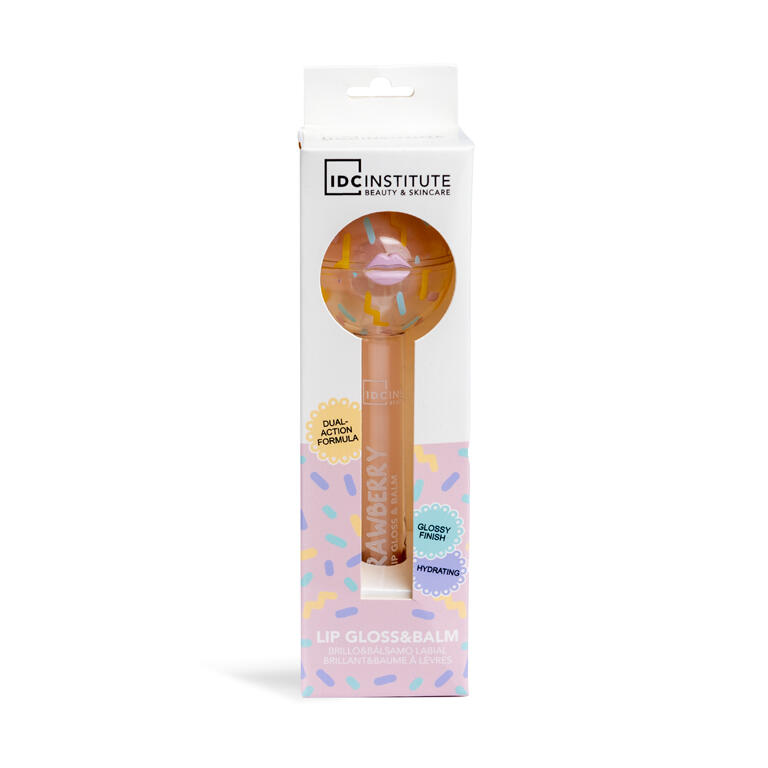 IDC Institute 2 v 1 balzam a lesk na pery Candy Lollipop Vôňa: Marshmallow