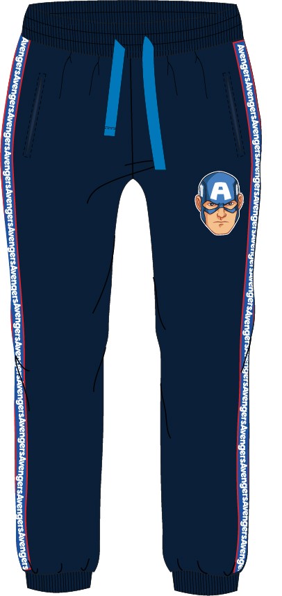 Marvel Avengers Tepláky Captain America tmavomodré Veľkosť: 134