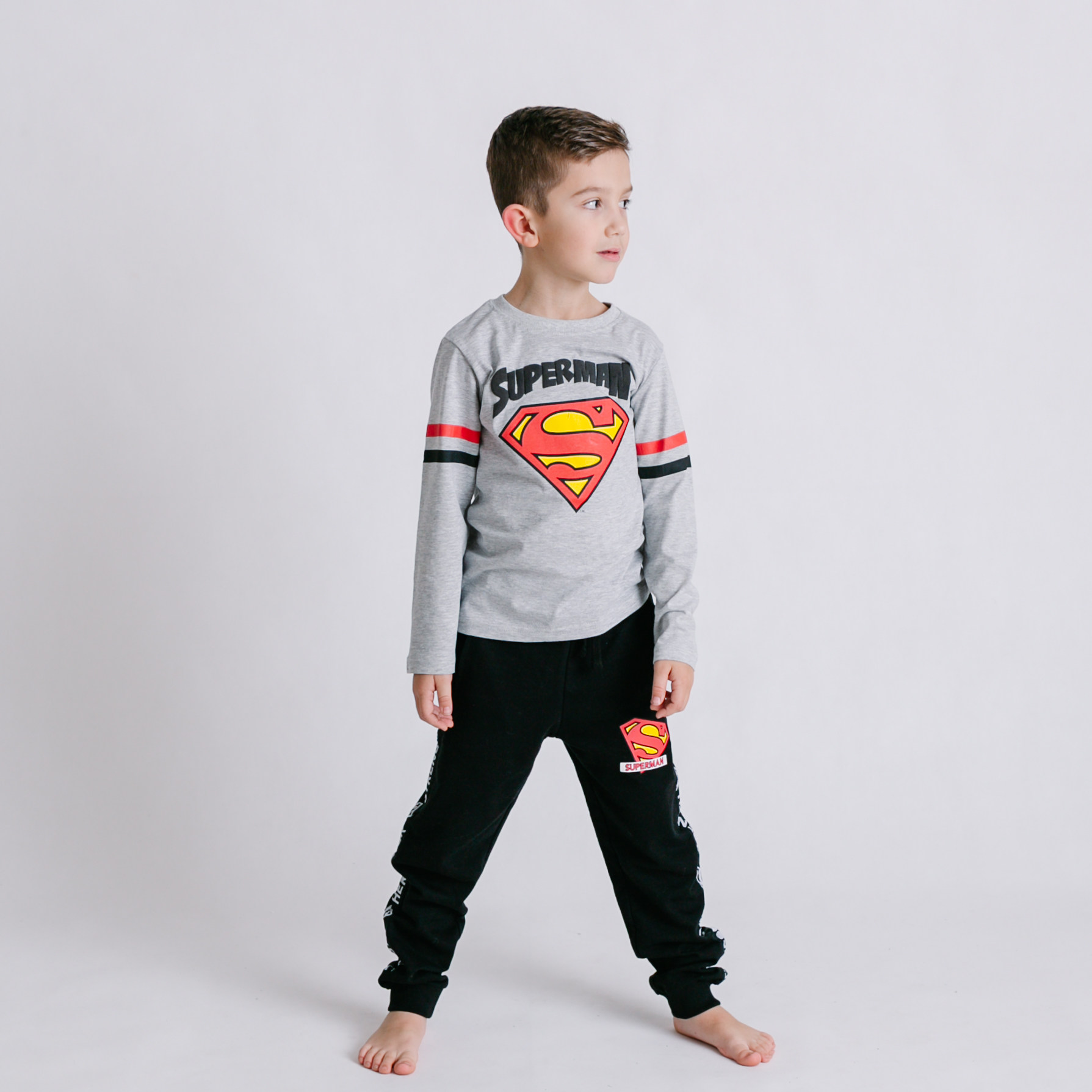 Tepláky Superman čierne Veľkosť: 116