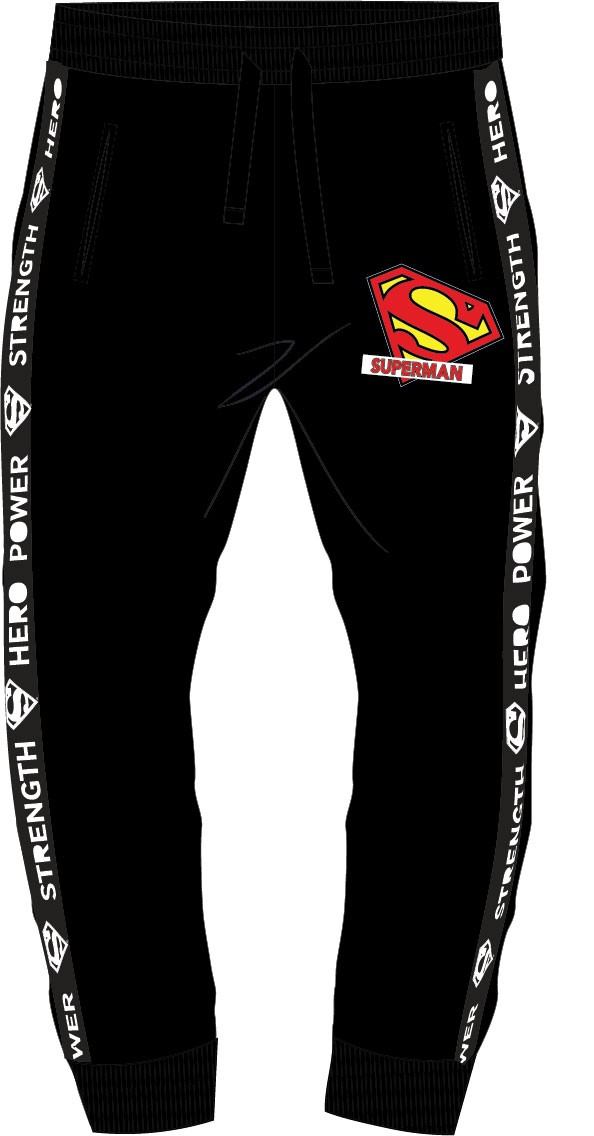 Tepláky Superman čierne Veľkosť: 116