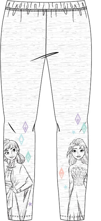Legíny Frozen sivé Veľkosť: 110