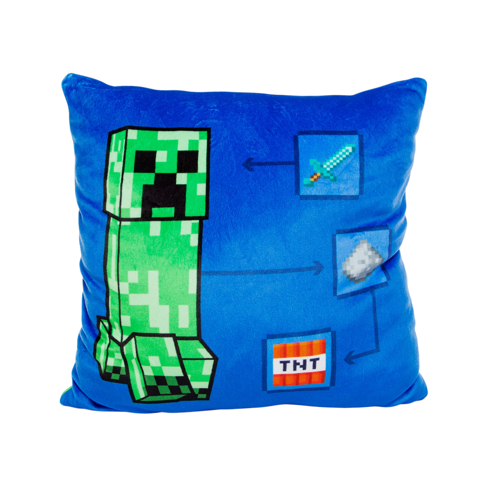 Vankúš Minecraft Creeper & Zombie, obojstranný