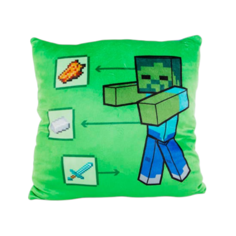 Vankúš Minecraft Creeper & Zombie, obojstranný