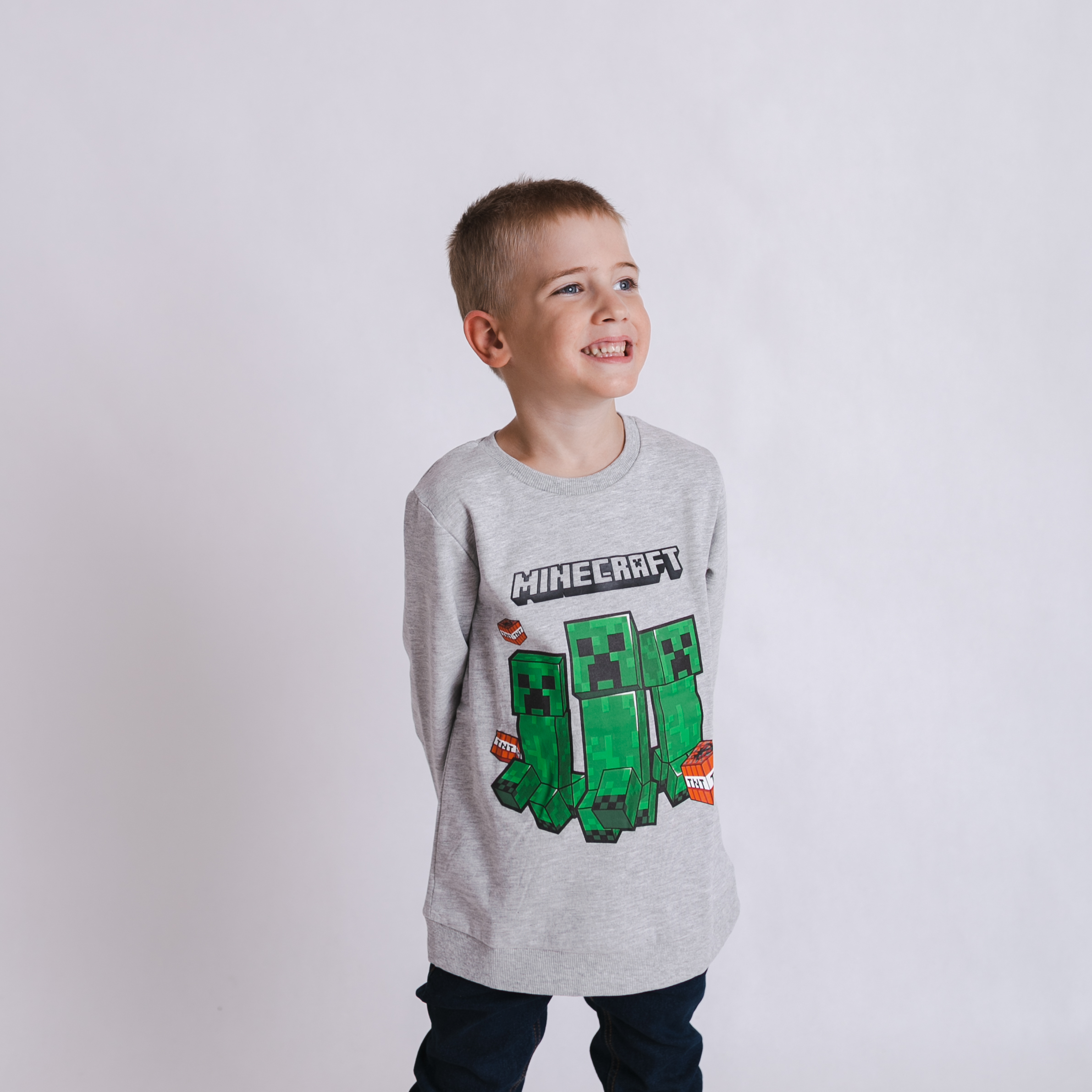 Mikina Minecraft Creeper Veľkosť: 152