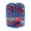 multi compartment sandwich box spiderman graffiti