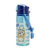 aluminium pop up bottle with strap 730 ml bluey (1)