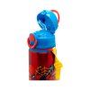 aluminium pop up bottle with strap 730 ml spiderman moving target (3)