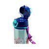 aluminium pop up bottle with strap 730 ml frozen snowy tale (3)