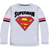 Tričko s dlhým rukávom Superman sivá