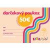 Darčekový poukaz v hodnote 50 EUR