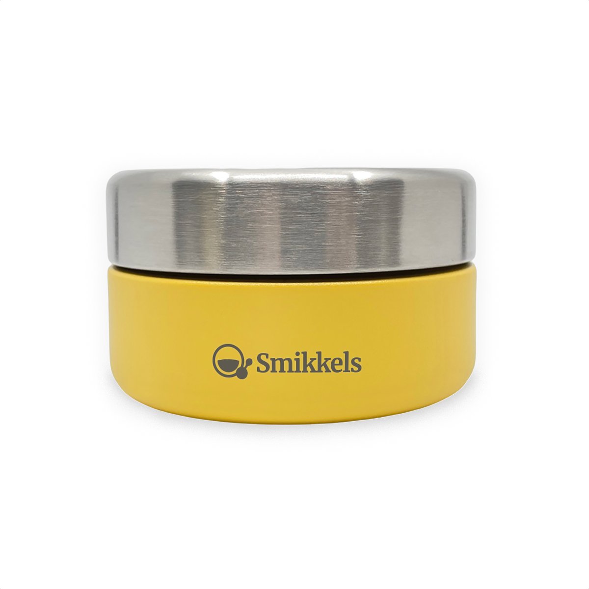 Nerezový snackbox Smikkels 280 ml žltý - detský obedár