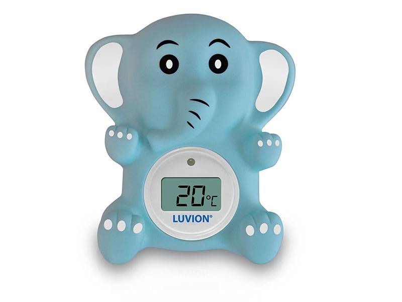 Digitálny teplomer do kúpeľa Luvion Elephant – presný, bezpečný pre bábätká 0+
