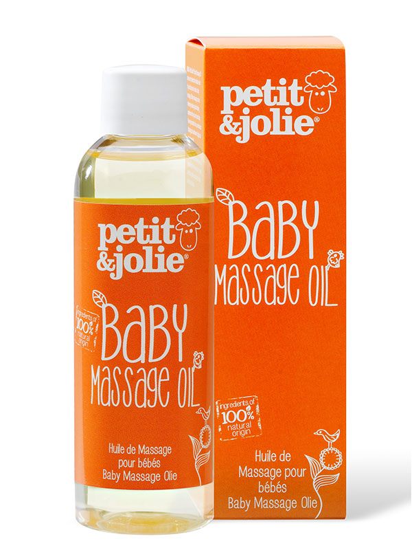 Petit & Jolie Baby Masážny Olej – Prírodný, pre Bábätká, Vanilka, Jojoba