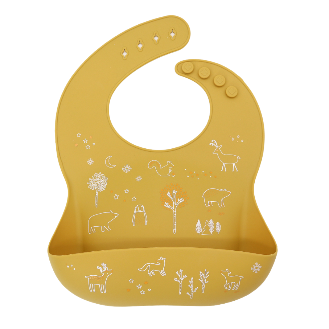 Silikónový podbradník s potlačou – mango