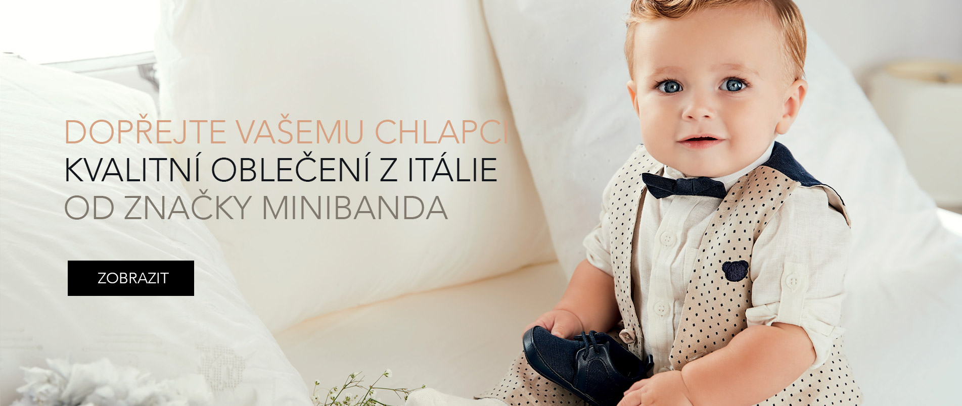 Hlavní banner chlapci MINIBANDA