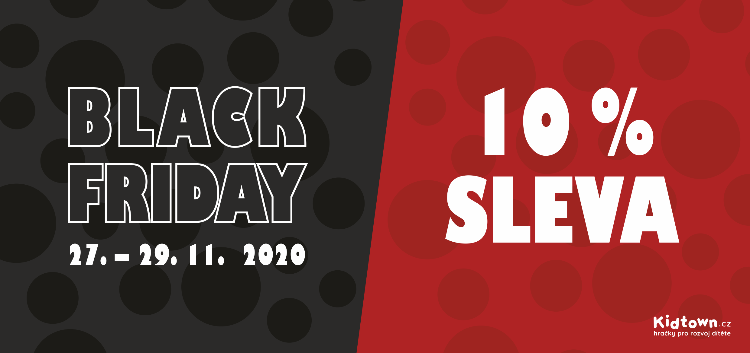 Využijte 10 % na naše rozvojové hračky, Black Friday / Weekend je tu