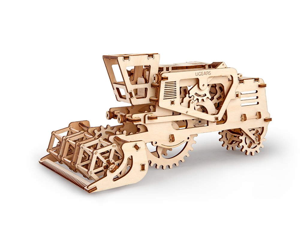 3D stavebnice UGears - kombajn