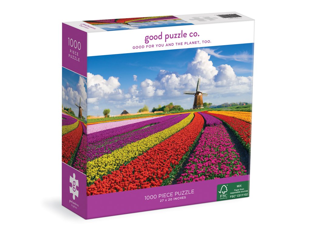 Puzzle Květiny v Holandsku (1000 dílků)