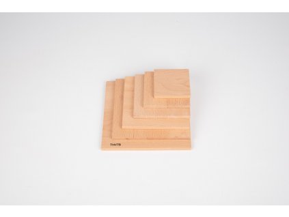 Přírodní panel čtverec (6 ks)