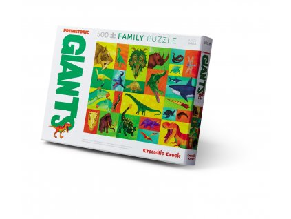 Rodinné puzzle - Pravěcí dinosauři (500 dílků)