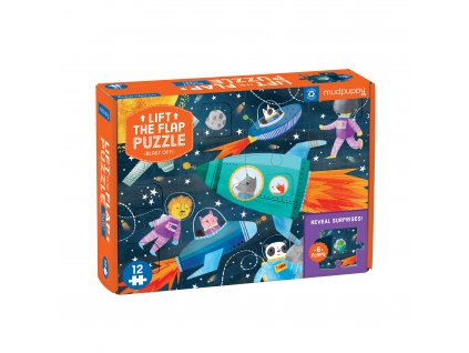 Puzzle - Lift-the-flap - Startujeme (12 ks)